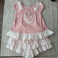 Shirley Temple フリル付きセットアップ 130cm