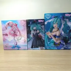 初音ミク4点　 桜ドレスver　マーメイドver　お出かけドレス　ザクぐるみ