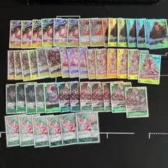 ワンピース カード　黄色　緑　セット