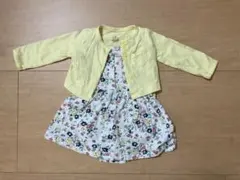 Carter’s 花柄ワンピースとイエロートップスセット6month