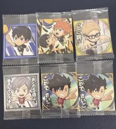 劇場版ハイキュー!! ゴミ捨て場の決戦　にふぉるめーしょん　シール　6枚セット
