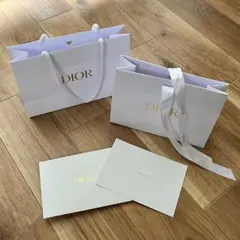Dior ショッパー、カード セット