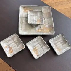 ⚫︎たち吉⚫︎和椿陶器皿6点セット　未使用