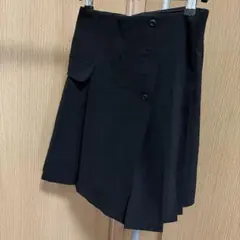 ENVYMブラック スカート　ミニスカート　キュロット　プリーツ