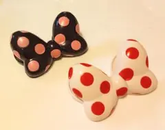 東京ディズニーリゾート　ミニーちゃんのリボンのクリップ　２種