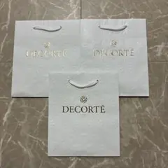 DECORTÉ ショップ袋 3枚セット ホワイト