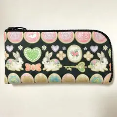 ハンドメイド　ペンケース　メガネケース