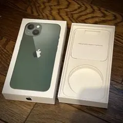 Apple iPhone 13 miniミッドナイトグリーン 箱 - メルカリ