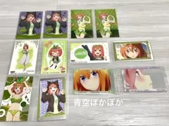 五等分の花嫁　四葉　カード　シール　12枚セット