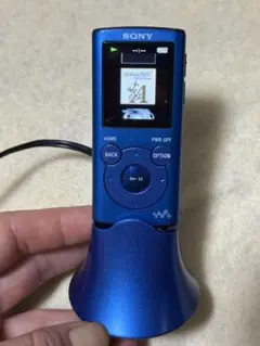 SONY Walkman NW-E052 本体 クレードル付き ブルーのサムネイル