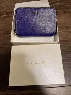 [新品]ルリア4℃ Luria4℃  折り財布 パスケース春財布　ネイビー財布 4℃ - [新品]ルリア4℃ Luria4℃ 折り財布 パスケース春財布 ネイビー財布