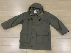 80's90's英国製　別注　バーバリー×丸善　玉虫色ハーフコート　ミリタリーのサムネイル