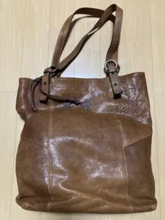 ROBERTA GANDOLFI 本革 レザートート 縦長 イタリア製