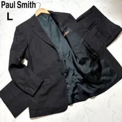 ポールスミス ロンドン メンズスーツ セットアップ カシミヤ混 グレー 系 L