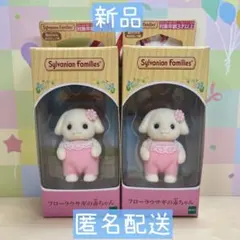 【セット】フローラウサギの赤ちゃん シルバニアファミリー