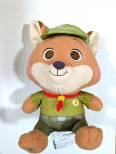 ズートピアミルキーボアチャイルドフッドBIGぬいぐるみ　約30cm×23cm