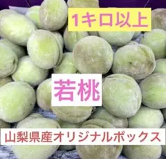 g57山梨県産 若桃 川中島、幸茜　白鳳　加工用 1㎏以上　甘露煮・シロップ漬け
