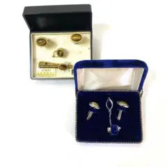 4999 保管品 カフスセット 2点セット 天然石