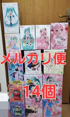 プライズ 初音ミク、桜ミク、その他まとめ売り 14個