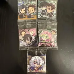 鬼滅の刃　シールウエハース 13 柱稽古5枚セット 義勇　炭治郎　無一郎　天元