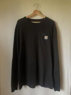 Carhartt 長袖カットソー ロンT ルーズフィット Tシャツ ブラック