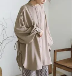 selectMOCA サイドリボンロングスリーブシャツ