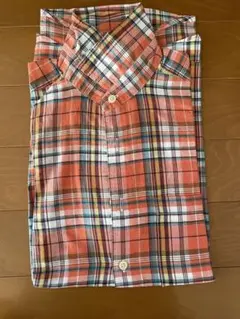 ユニクロ　半袖チェック　シャツ