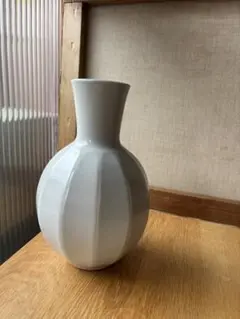清水焼 永峯窯 白釉鶴首花瓶 共箱付き 作者署名あり | Mercari