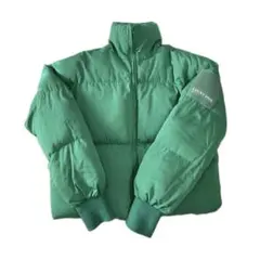 グリーン ダウンジャケット LUCKY FIVE XLサイズ