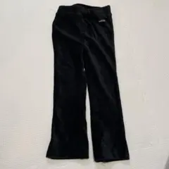 petit main 黒 コーデュロイ パンツ