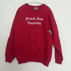 Hanes スウェット レッド French Fort Vineyards