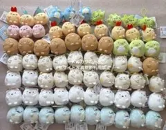 すみっコぐらし ばんざいゴムひも付きマスコット 全5種 100点セット