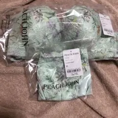 PEACH JOHN フラワーミント ブラジャーショーツセット D70 M