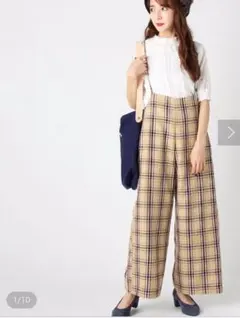 【RETRO GIRL】バーバリーチェック サロペットのサムネイル