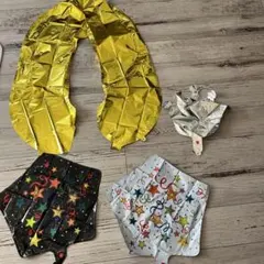 バルーン　0 星　王冠　数字 90cm バルーン 数字 ゴールド アルミ風船