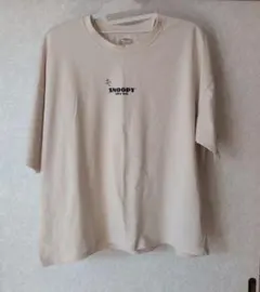 SNOOPY 　半袖 　Tシャツ 　アイボリー