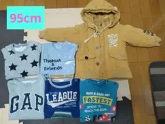 【95cm】 冬服 トレーナー 5枚+コート まとめ売り