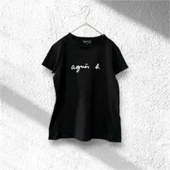 agnes.b(アニエスベー) ロゴTシャツ　黒