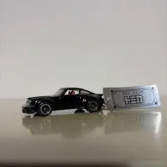 トミカ アミューズメント キーホルダー ポルシェ 930 TURBO 블랙