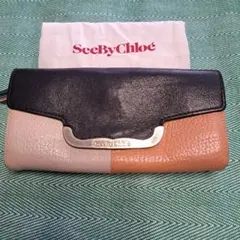 SeeByChloé 3色使いレザー長財布のサムネイル