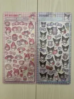 【正規品】　ボンボンドロップシール　マイメロ　クロミ　サンリオ　第二弾　2点