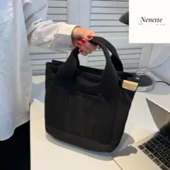 ベストなサイズ！【ブラック 21×23 2WAYトートバッグ】 ショルダー ミニ