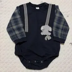 【週末お値下げ】コトリ　ロンパース　刺繍タッセル付き　80センチ