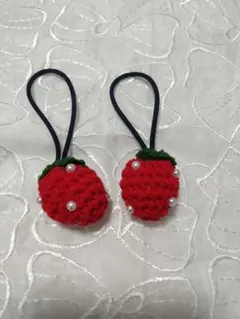 いちご ヘアゴム 髪ゴム