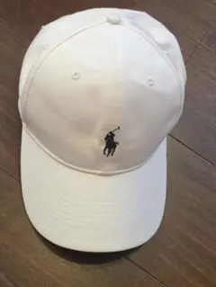 POLO Ralph Lauren ポロラルフローレン キャップ　白　ポニー刺繍のサムネイル