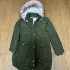 next オリーブグリーン ダウンコート　キッズ140