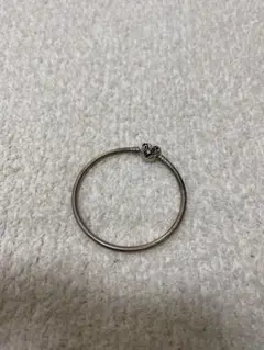 PANDORA ブラックレザーブレスレット 35cm - メルカリ