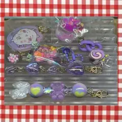 じゃらじゃらキーホルダーセット　ハンドメイド　アソートセット