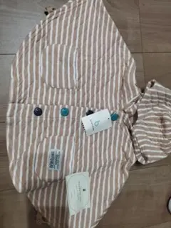 ブランシェス　新品　タグ付　ベビーアウター　ポンチョ　授乳ケープ　ベビーサイズ