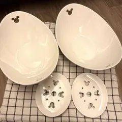 ミッキーマウス 楕円形ボウル食器のサムネイル